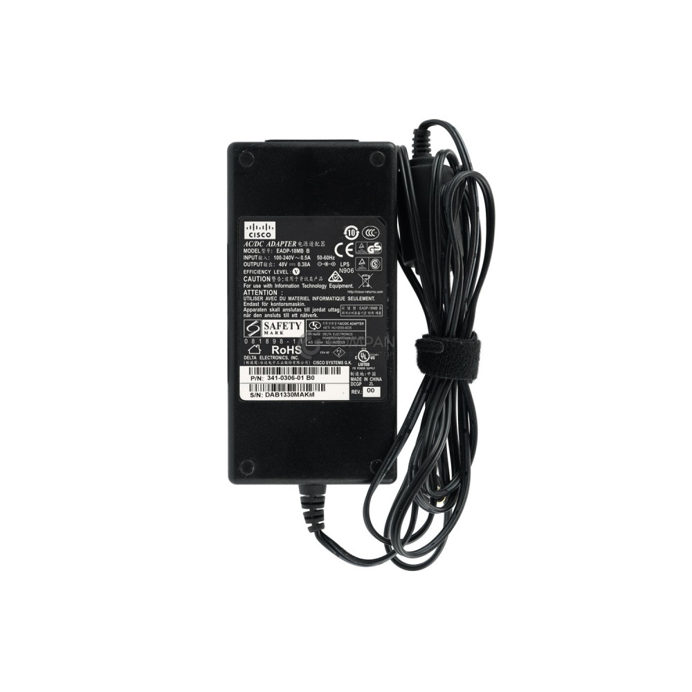 341-0306-01 CISCO 18W 48V 0.38A AC/DC ADAPTER
